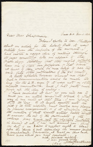Letter from John Parkman, Nover, N.H., to Maria Weston Chapman, Dec. 1, 1842