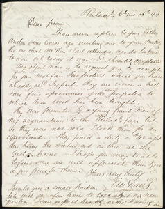 Incomplete letter from Edward Morris Davis, Philad., [PA], to Maria Weston Chapman, 6th mo[nth] 15th [day] [18]44