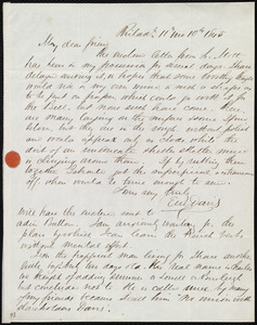 Letter from Edward Morris Davis, Philad'l, [Penn.], to Maria Weston Chapman, 11 mo[nth] 10th [day] 1845