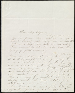 Letter from Mary E. Russell Miles, 60 Broadway, Albany, [NY], to Maria Weston Chapman, Dec. 3, [18]45
