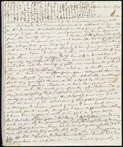 Letter from Mary Anne Estlin, Park St[reet], [Bristol, England], to Maria Weston Chapman, September 1, 1846