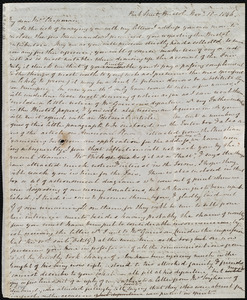 Letter from Mary Anne Estlin, Park Street, Bristol, [England], to Maria Weston Chapman, Nov. 18, 1846