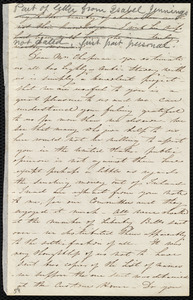 Letter from Isabel Jennings, [Cork?, Ireland], to Maria Weston Chapman, [1847?]