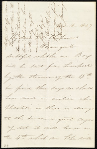 Letter from Isabel Jennings, [Cork, Ireland], to Maria Weston Chapman, Nov. 16, 1847