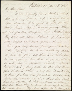 Letter from Edward Morris Davis, Philad[elphia], [Penn.], to Anne Warren Weston, 10 mo[nth] 17 [day] 1848