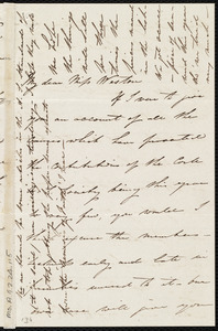 Letter from Isabel Jennings, [Cork, Ireland], to Anne Warren Weston, Nov. 29, [1849]