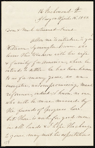 Letter from Catherine Paton, 16 Richmond St., Glasgow, [Scotland], to Anne Warren Weston, April 15, 1850