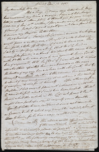 Letter from John Bishop Estlin, Bristol, [England], to Anne Warren Weston, Dec. 12, 1851