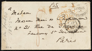 Letter from John Murray Forbes, London, [England], to Maria Weston Chapman, June 16, 1855