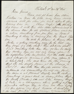 Letter from Edward Morris Davis, Philad'l, [Penn.], to Maria Weston Chapman, 10th mo[nth] 29th [day] 1845