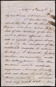 Letter from Eliza Eddison, Nott[ingha]m, [England], to Maria Weston Chapman, 11th Mo[nth] 2nd [day] [18]57
