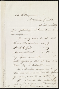 Letter from Edward L. Baker, [New Bedford, Mass.?], to Maria Weston Chapman, 1st [month] 3 [day] 1858