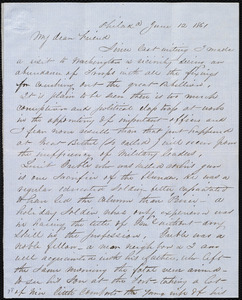 Letter from L. P. Ashmead, Philad[elphi]a, Penn, to Deborah Weston, June 12, 1861