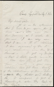 Letter from Augustus Hesse, Camp Lyn[n]field, Mass, to Deborah Weston, Aug. 5, 1862