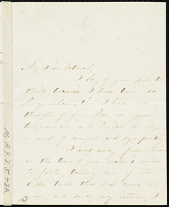 Letter from Lizzie S. Colburn, Dedham, [Mass.], to Deborah Weston, Oct. 12th / [1861]