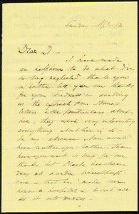 Letter from Wendell Phillips, [Boston?, Mass.], to Deborah Weston, Apr[il] 13