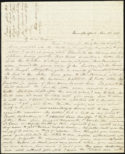 Letter from Abby Osgood, New Bedford, [Mass.], to Deborah Weston, Dec. 11th[-12th], 1837