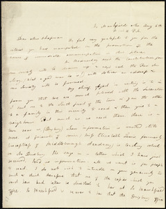 Letter from Louisa Phillips, No[rth] Marshfield, Ma., to Maria Weston Chapman, Aug. 6th, [1838], 1/2 past 11 P.M