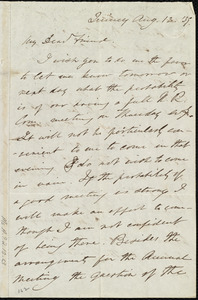 Letter from Edmund Quincy, Quincy, [Mass.], to Maria Weston Chapman, Aug. 12, [18]39