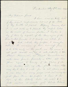 Letter from Elizabeth Buffum Chace, Pawtucket, [RI], to Maria Weston Chapman, 12th [day] of 7th mo[nth] 1840
