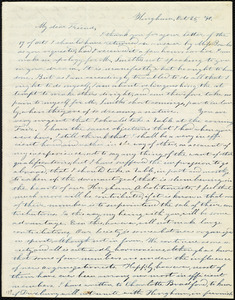 Letter from Evelina A. S. Smith, Hingham, [Mass.], to Caroline Weston, Oct. 25, [18]40