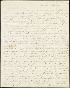 Letter from Evelina A. S. Smith, Hingham, [Mass.], to Caroline Weston, Feb. 4, [18]41