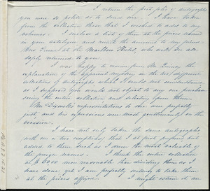 Letter from Elizabeth Rotch Arnold, N[ew] Bedford, [Mass.], to Caroline Weston, Feb'y 8th, 1841