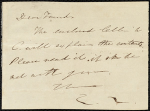 Letter from Edmund Quincy to Maria Weston Chapman