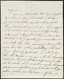 Letter from Catherine Paton, Glasgow, [Scotland], to Maria Weston Chapman, 1st Nov. 1841