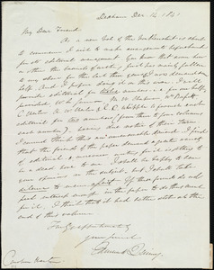 Letter from Edmund Quincy, Dedham, [Mass.], to Caroline Weston, Dec. 14, 1841