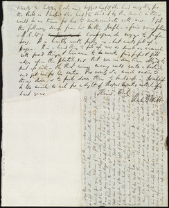 Letter from Richard Davis Webb, [Dublin?, Ireland], to Maria Weston Chapman, [1844]