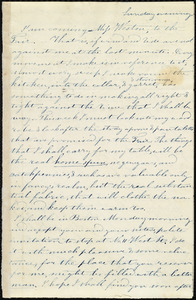 Letter from Evelina A. S. Smith, [Hingham?, Mass.], to Caroline Weston, Sunday evening, [?1840 Dec. 13]
