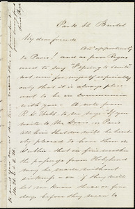 Letter from Sarah Pugh, Park St., Bristol, [England], to Maria Weston Chapman, [ca. Sept. 1852]