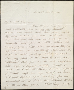 Letter from Sarah Russell May, Leicester, [Mass.], to Maria Weston Chapman, Dec. 23, 1844