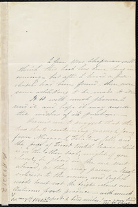 Letter from M. E. Chase to Maria Weston Chapman, 1st mo[nth] 7th [day] 1845