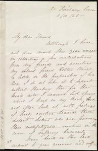 Letter from Hannah M. Bevan, 20 Finsbury Circus, [London, England], to Maria Weston Chapman, 11/10/[18]45