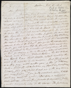 Incomplete letter from Edmund Quincy, Dedham, [Mass.], to Caroline Weston, Feb. 10, 1846