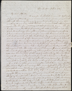 Letter from Evelina A. S. Smith, Dorchester, [Mass.], to Caroline Weston, Feb. 15, 1846