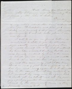 Letter from Samuel Sellers, Anti Slavery Office, [Boston, Mass.], to Maria Weston Chapman, April 13, 1846