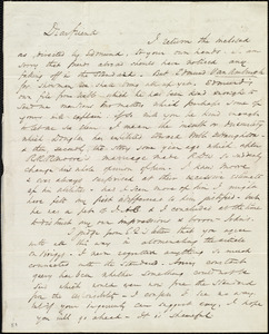 Letter from Wendell Phillips, [Boston, Mass.], to Maria Weston Chapman, [17 Aug. 1846?]