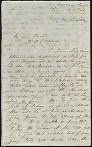 Letter from Hannah M. Bevan, 20 Finsbury Circus, London, [England], to Maria Weston Chapman, 16/11/[18]46