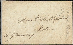 Letter from Catherine Paton, Glasgow, [Scotland], to Maria Weston Chapman, 1st April 1847
