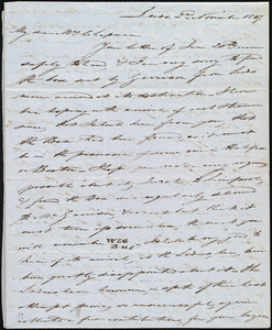 Letter from Joseph Lupton, Leeds, [England], to Maria Weston Chapman, 2nd November 1847
