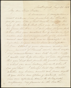 Letter from Elizabeth Rotch Arnold, New Bedford, [Mass.], to Caroline Weston, Jan'y 25, 1848