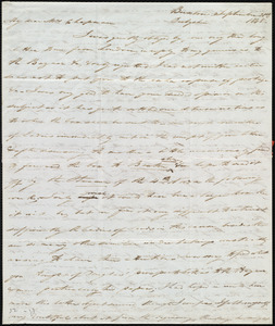 Letter from Joseph Lupton, Buxton, Derbyshire, [England], to Maria Weston Chapman, September 21st, 1848