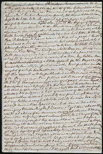 Partial letter from Mary Anne Estlin, [Park Street, Bristol, England], to Miss Weston, [September 17, 1850]