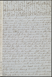 Letter from Emma Michell, Park St., [Bristol, England], to Miss Weston, May 9th, 1851