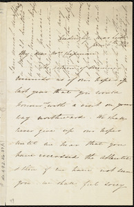 Letter from Harriet Lupton, Headingly near Leeds, [England], to Maria Weston Chapman, June 6th, 1852