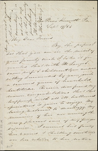 Letter from Sarah Pugh, 'The Pines,' Kennett, Pa., to Maria Weston Chapman, Sept. 19 / [18]64