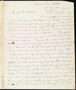 Letter from Mary Merrick Brooks, Concord, [Mass.], to Maria Weston Chapman, June 30th / [18]43
